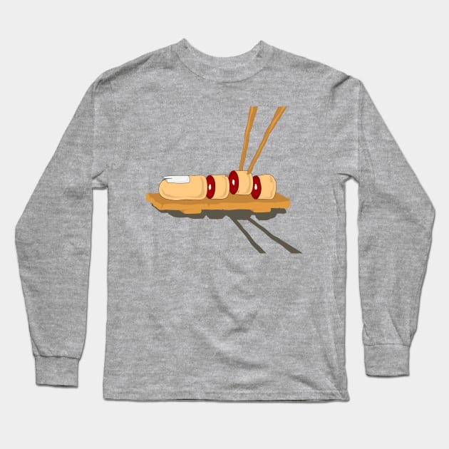 Finger Food is best served cold… Long Sleeve T-Shirt by orriart